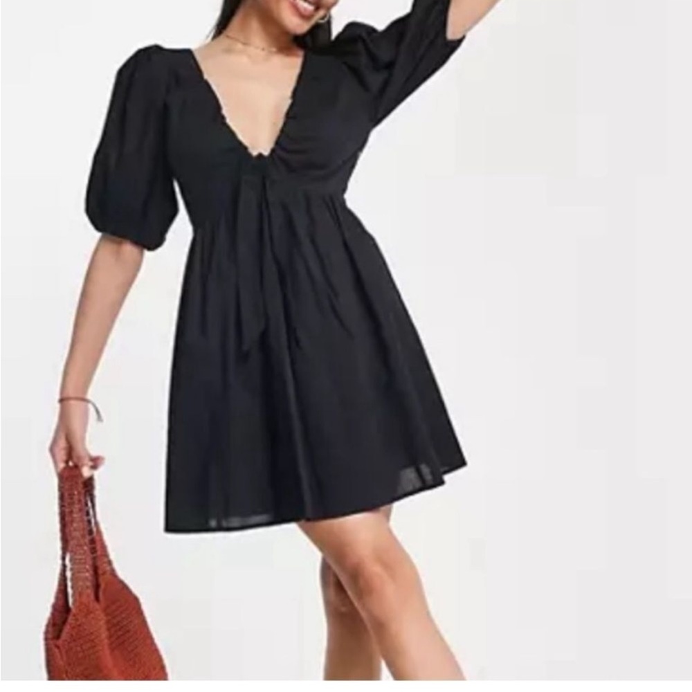 Abercrombie & Fitch Cinch Front Mini Dress